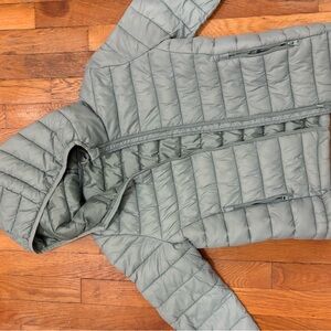Pull&Bear Olive green Quilted Jacket super light